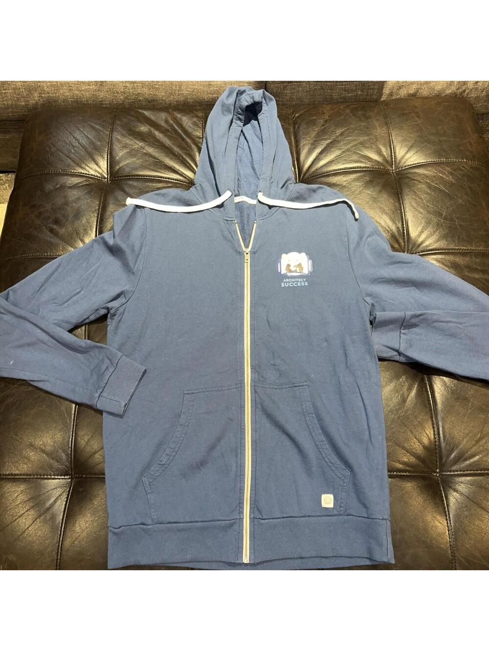 Marine Layer Afternoon Hoodie Zip Up Mens M Hoodie Sweatshirt LOGO